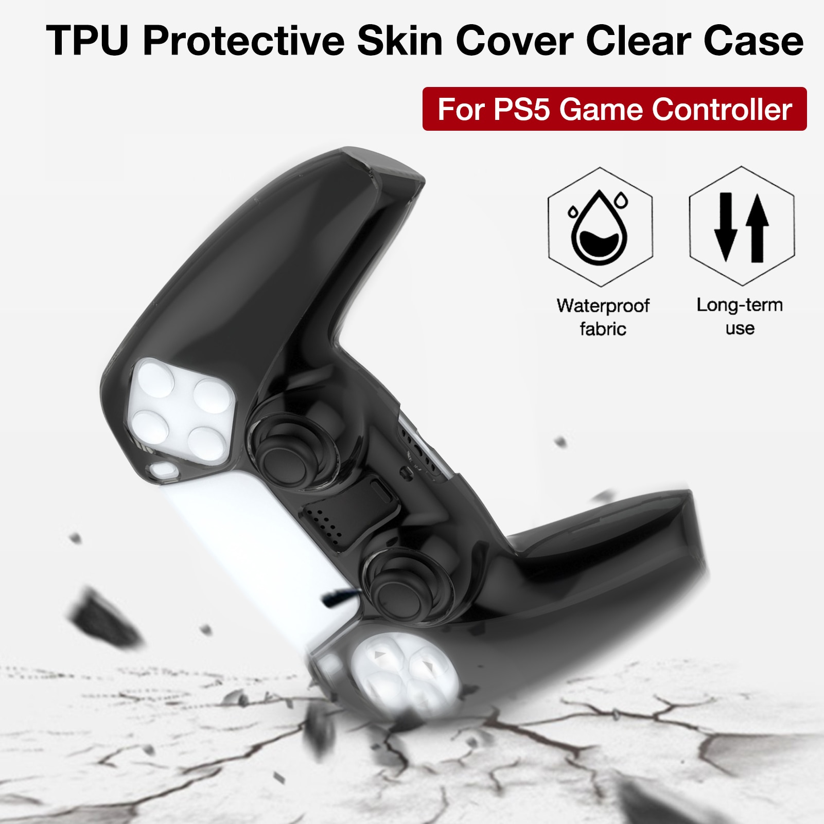 SONY Playstation 5 PS5 Game Controller Protective Case Gamepad Joysticks Protection Shell For